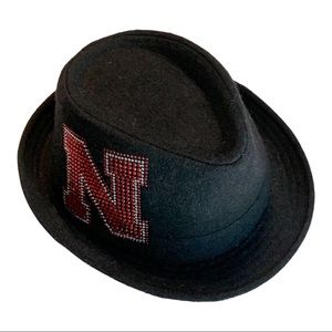 NWT Husker Black Cap Fedora Hat - Women’s Size Medium